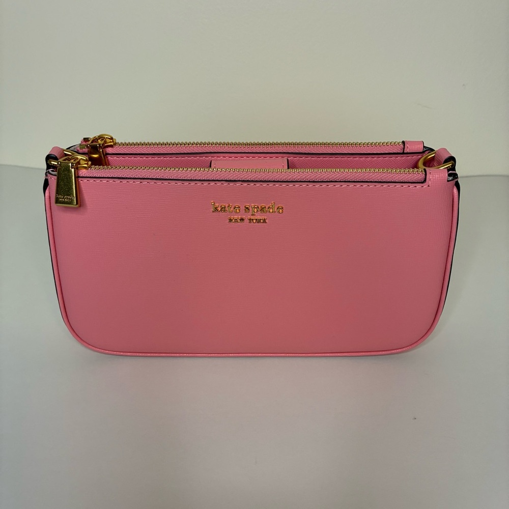 Kate Spade Small Coral Pink Shoulder Bag - Picture 9 of 11